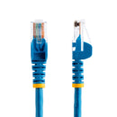 StarTech RJ45PATCH25 25Ft CAT5E Ethernet Cable Snagless RJ45 Patch Cord Blue