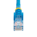StarTech RJ45PATCH25 25Ft CAT5E Ethernet Cable Snagless RJ45 Patch Cord Blue
