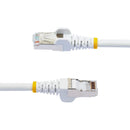 StarTech NLWH-4F-CAT6A-PATCH 4Ft CAT6A LSZH 10G PoE Snagless RJ45 Patch White