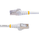 StarTech NLWH-3F-CAT8-PATCH 3Ft CAT8 ETH Snagless Cable RJ45 25/40G PoE+ White