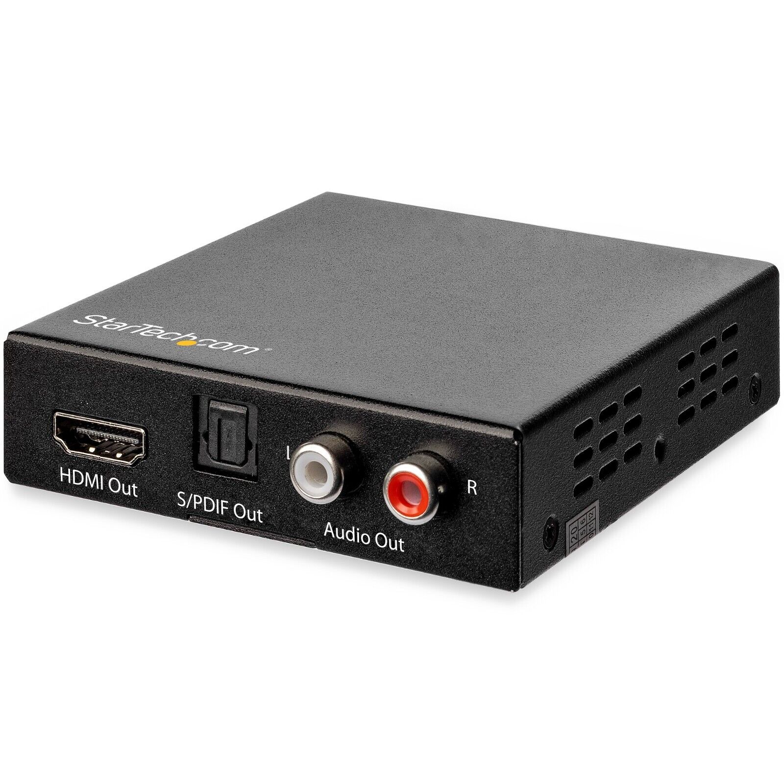 StarTech HD202A HDMI Audio Signal Extractor 4K SPDIF Stereo Audio Converter BLK