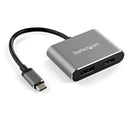 StarTech CDP2DPHD USB C to HDMI DisplayPort Video Adapter Converter Dongle BLK