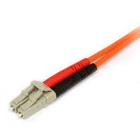 StarTech FIBLCSC5 15Ft 5m LC/SC Multimode Dup Fiber Optic LSZH Fiber Jumpr Cable