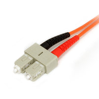 StarTech FIBLCSC5 15Ft 5m LC/SC Multimode Dup Fiber Optic LSZH Fiber Jumpr Cable