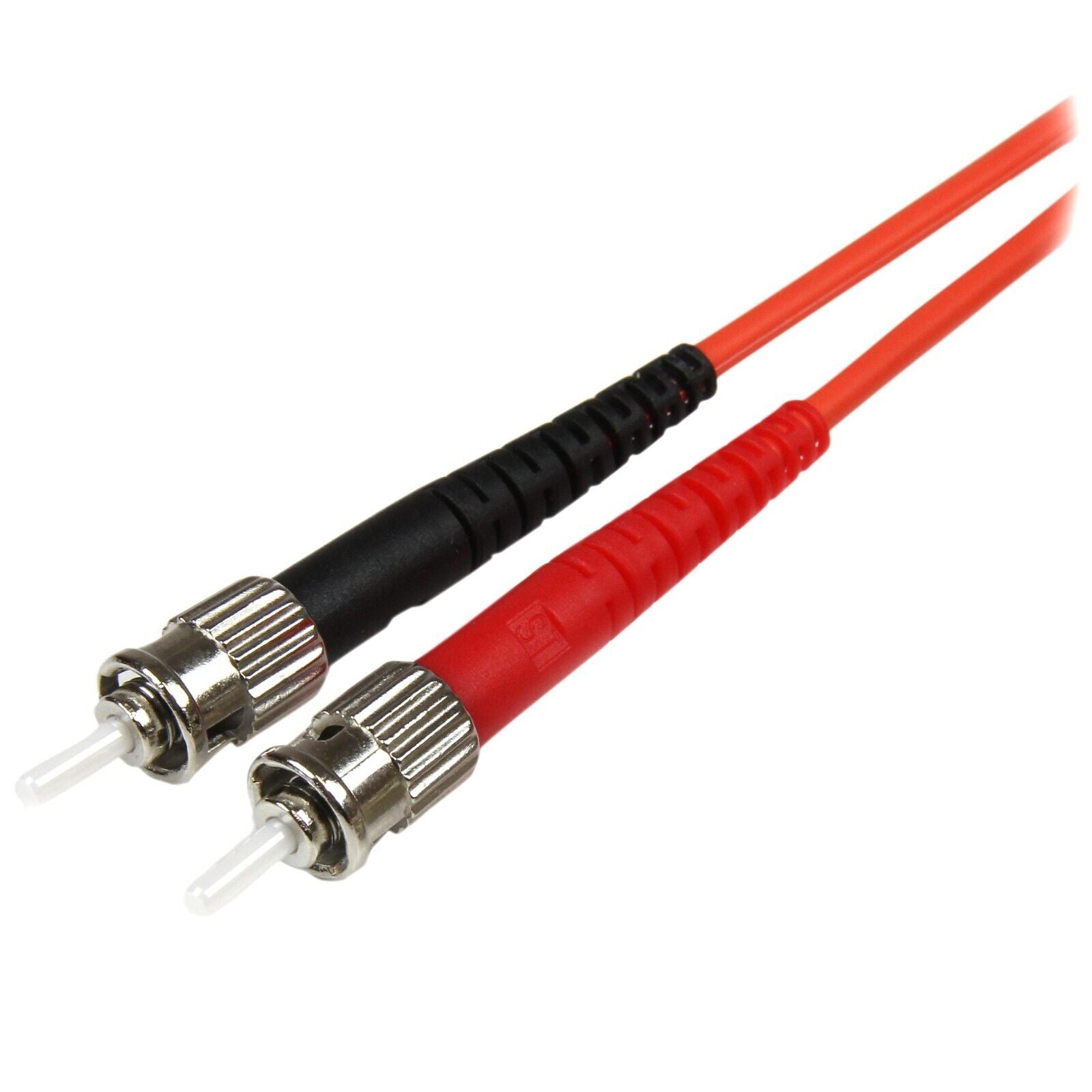 StarTech 50FIBLCST1 3Ft 1m LC/ST Multimode Fiber Optic Duplex LSZH Jumper Cable