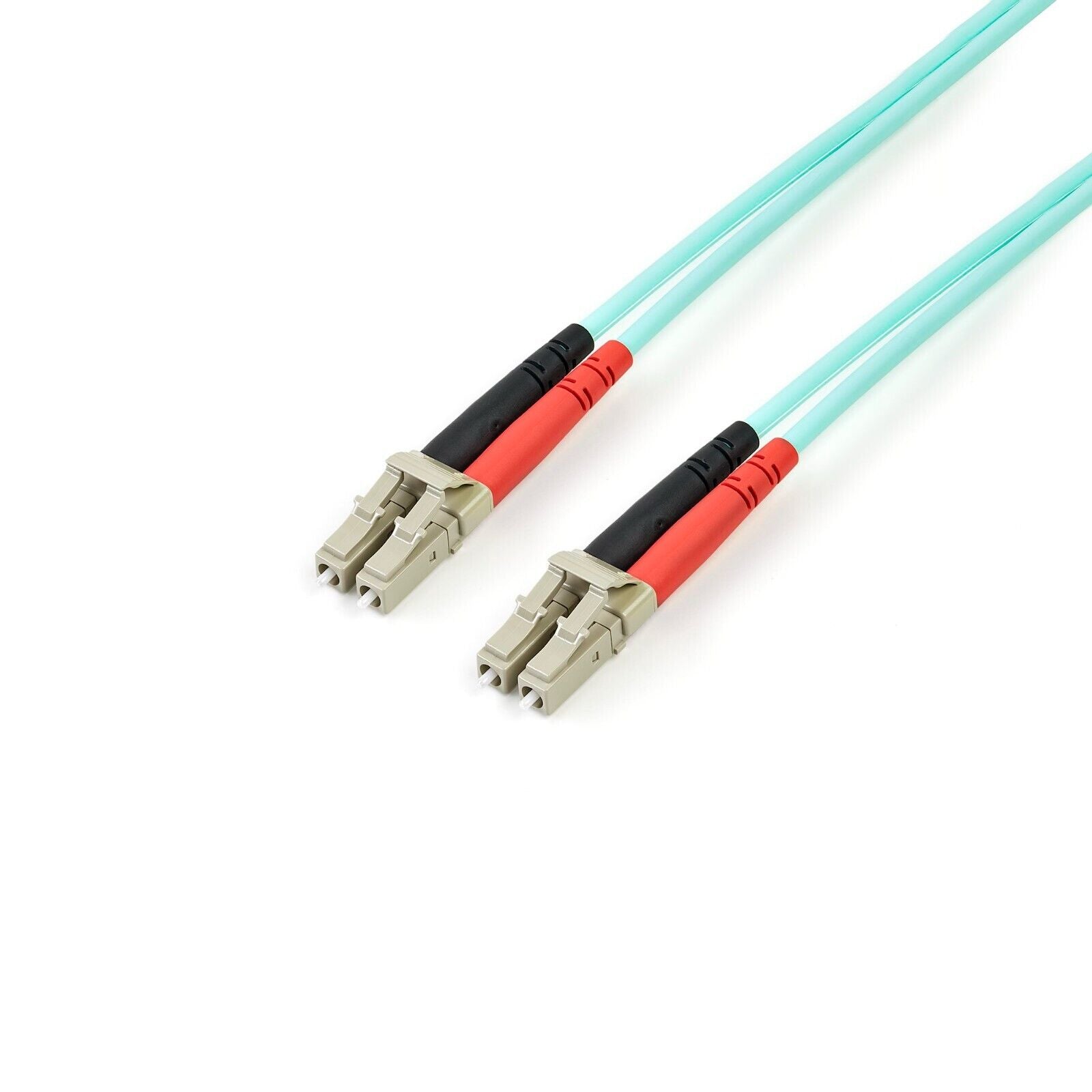 StarTech A50FBLCLC3 15Ft 3m LC/LC UPC OM3 Multimode Duplx Fiber Optic LSZH Cable