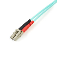 StarTech A50FBLCLC3 15Ft 3m LC/LC UPC OM3 Multimode Duplx Fiber Optic LSZH Cable