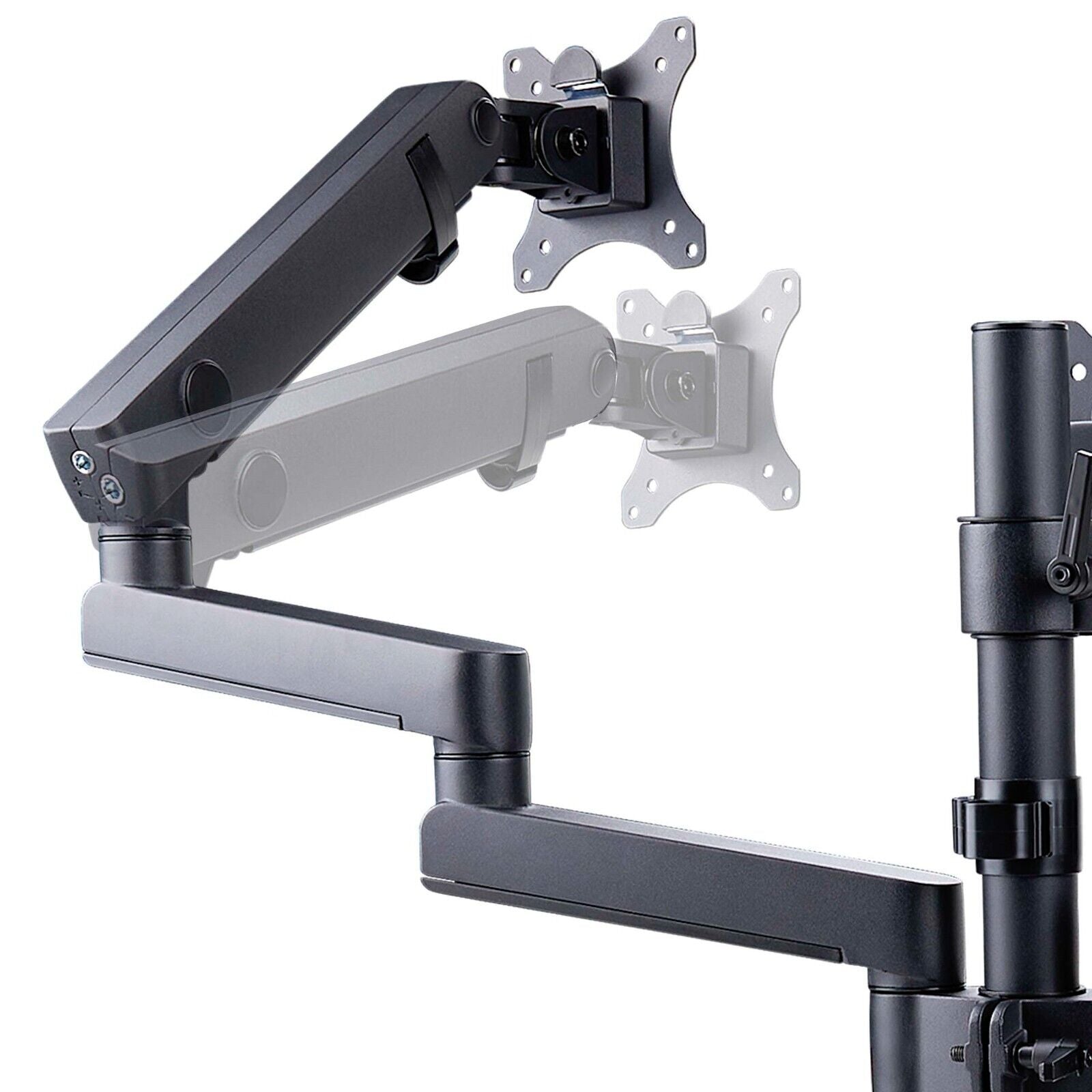 StarTech 3MP2AG-MONITOR-ARM Triple Monitor Desk Mount up to 27" VESA 75 & 100