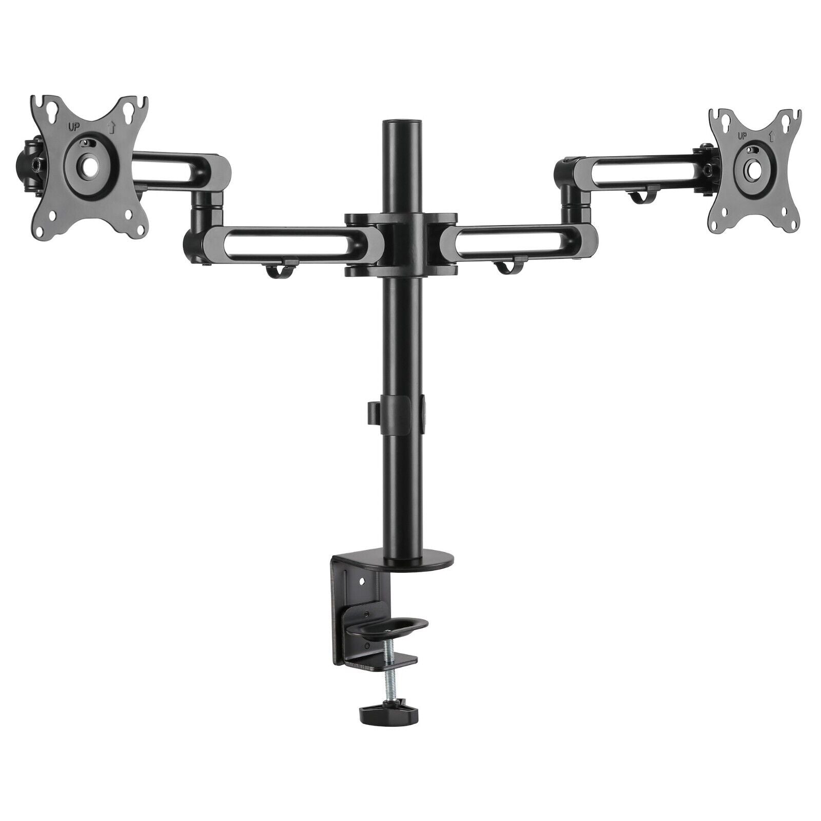 StarTech ARMDUAL3 Dual Monitor Arm Grommet Clamp Mount Stand ERGO VESA 32" 17lbs