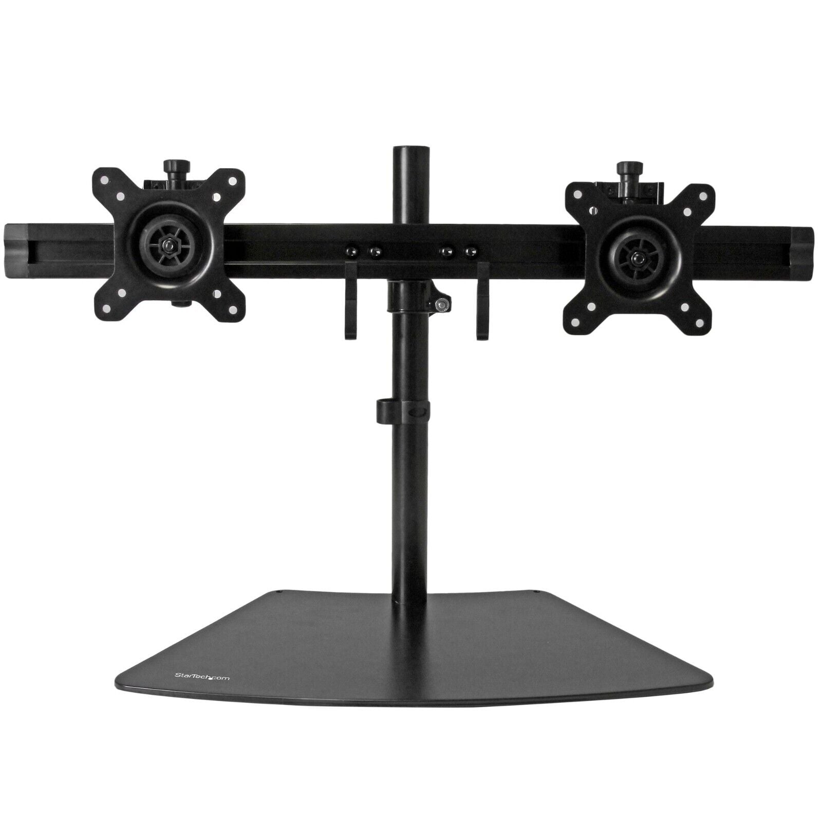 StarTech ARMBARDUO Dual Monitor Crossbar Mount Stand Ergonomic VESA 24" Black