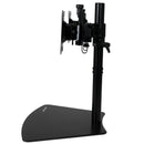 StarTech ARMBARDUO Dual Monitor Crossbar Mount Stand Ergonomic VESA 24" Black