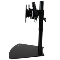 StarTech ARMBARDUO Dual Monitor Crossbar Mount Stand Ergonomic VESA 24" Black