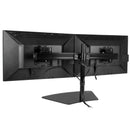 StarTech ARMBARDUO Dual Monitor Crossbar Mount Stand Ergonomic VESA 24" Black