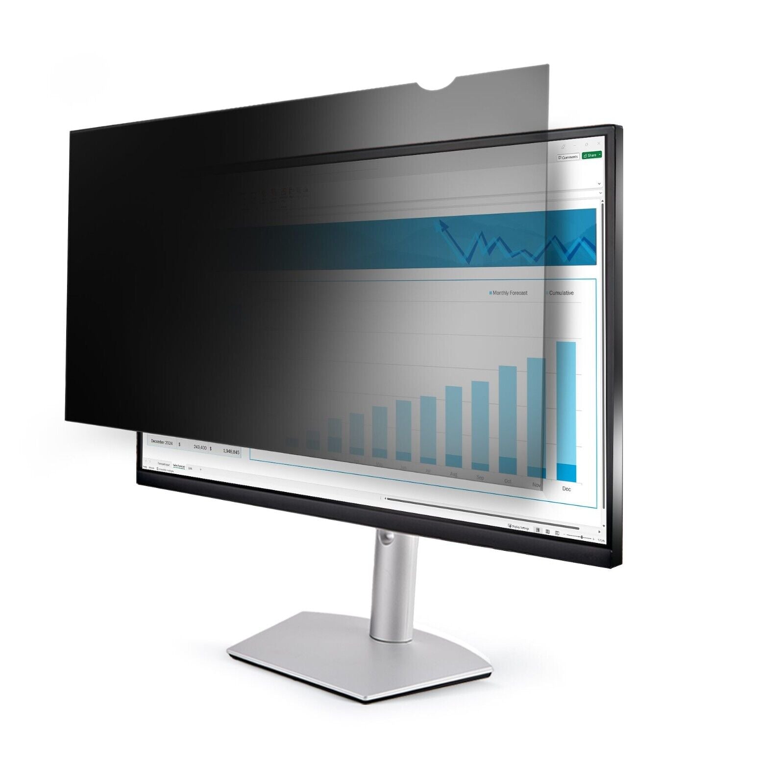 StarTech 2569-PRIVACY-SCREEN 25In 16:9 Privacy Screen Anti-Glare Filter w B.L.R.