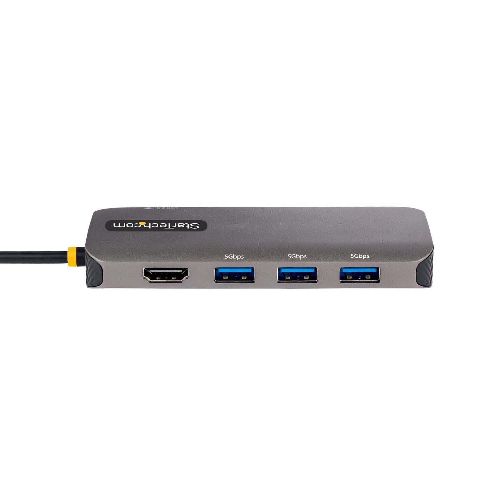 StarTech 127B-USBC-MULTIPORT USB-C Multiport HDMI Adapter USB-A RJ45 Travel Hub