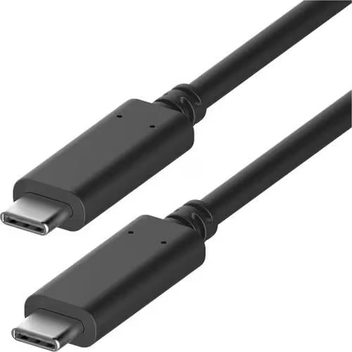 4XEM 4XUSBCUSBC10 10Ft USB C to USB C M/M Data Transfer Charge PD Cable Black