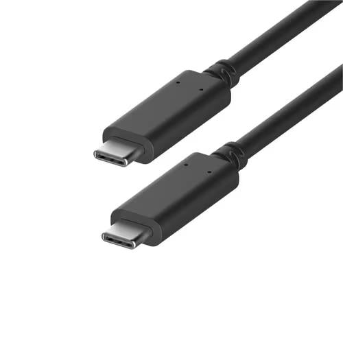 4XEM 4XUSBCC31G210 10Ft USB-C to USB-C M/M 3.1 GEN 2 10Gbps Round Black Cable