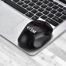 4XEM 4XWLSMS1 Wireless 5 Buttons Black Optical 2.4GHz Right Hand Mouse