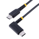 StarTech R2CCR-15C-USB-CABLE 6In USB-C to C Charging Cable Rugged Right Angle