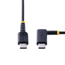 StarTech R2CCR-15C-USB-CABLE 6In USB-C to C Charging Cable Rugged Right Angle