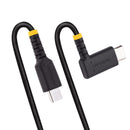 StarTech R2CCR-15C-USB-CABLE 6In USB-C to C Charging Cable Rugged Right Angle