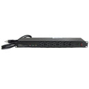 StarTech RKPW161915 1U Rack Mount PDU 16 Outlets Power Surge Protection Black