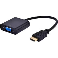 4XEM 4XHDMIVGAFAB HDMI Male to VGA Female Adapter 1920X1200 Black