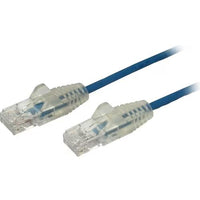 StarTech N6PAT1BLS 1Ft CAT6 Gigabit Ethernet Cable Slim Snagless RJ45 Blue