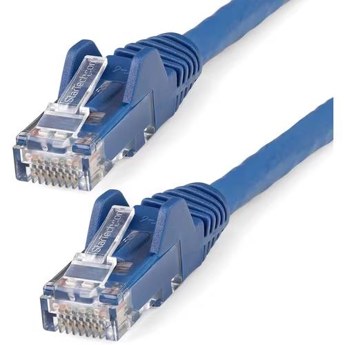 StarTech N6LPATCH7BL 7Ft CAT6 LSZH 10G PoE Snagless RJ45 Patch UTP Cable Blue