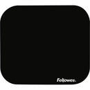 Fellowes 58024 Mouse Pad 8"x9" Polyester Scratch Proof Non-Skid BLACK