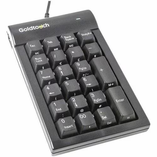 Goldtouch GTC-0077 PC USB Numeric Keypad Black Softtouch Tactile Keys Plug Play