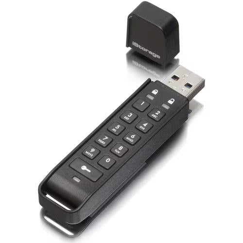 iStorage IS-FL-DAP3-B-64 datAshur Personal2 64GB USB Encrypted Secure Flash Drve