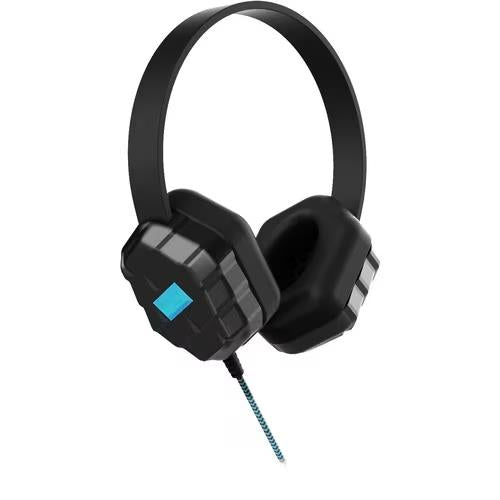 Gumdrop 01H000 DropTech Rugged B1 Stereo Over Head Headphones 3.5mm Black