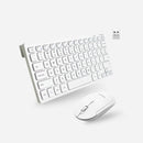 Macally RFCOMPACTWCB RF 2.4GHz Wireless Slim Keyboard & Mouse 1600dpi PC White