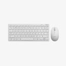 Macally RFCOMPACTWCB RF 2.4GHz Wireless Slim Keyboard & Mouse 1600dpi PC White