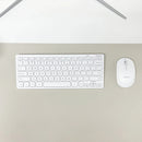 Macally RFCOMPACTWCB RF 2.4GHz Wireless Slim Keyboard & Mouse 1600dpi PC White