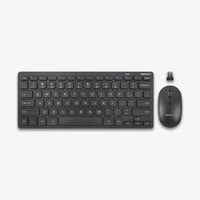 Macally RFCOMPACTKEYCB RF Wiireless Slim Keyboard & 1600dpi 3 Btn Mouse Black PC