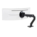 Ergotron 45-647-224 HX Desk Monitor Arm w HD Pivot 1000R Curved VESA Mount Black