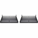 StarTech CABSHELF116V2PK 1U Server Rack Shelf Vented up to 44lbs - 2 per order