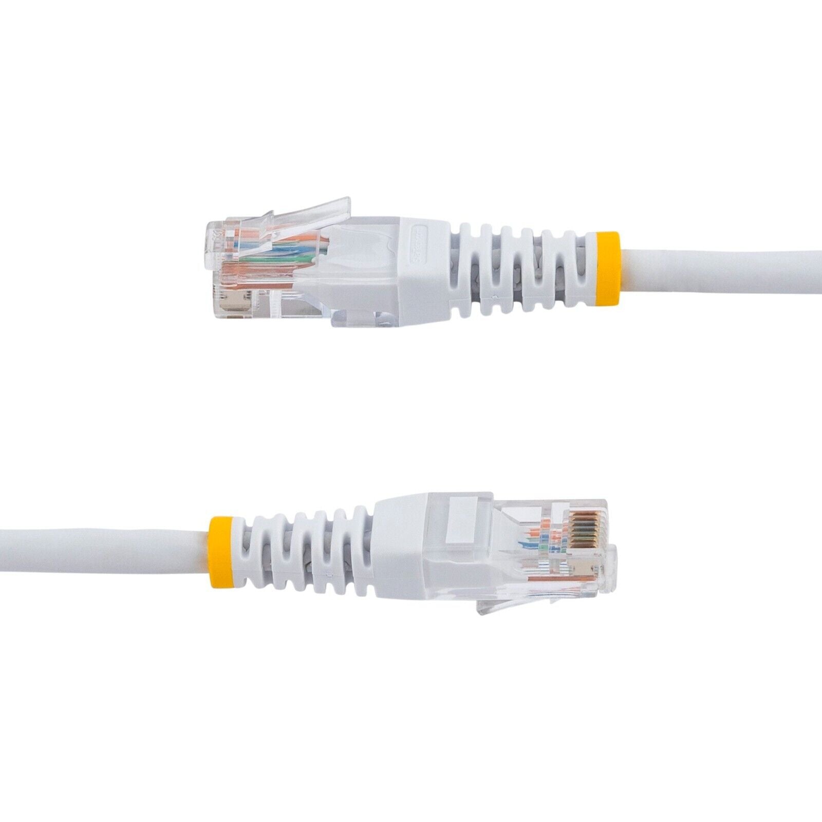 StarTech M45PATCH15WH 15Ft CAT5E Ethernet Cable Molded RJ45 Patch Cord White