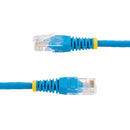 StarTech M45PATCH12BL 12Ft CAT5E Ethernet Cable Molded RJ45 Patch Cord Blue