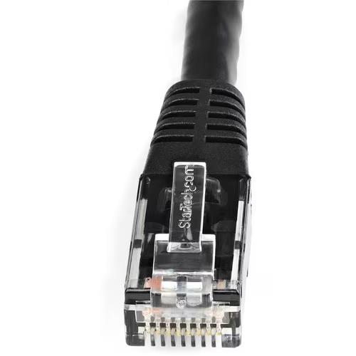 StarTech C6PATCH8BK 8Ft CAT6 Gigabit Ethernet Cable Molded RJ45 UTP Cord Black