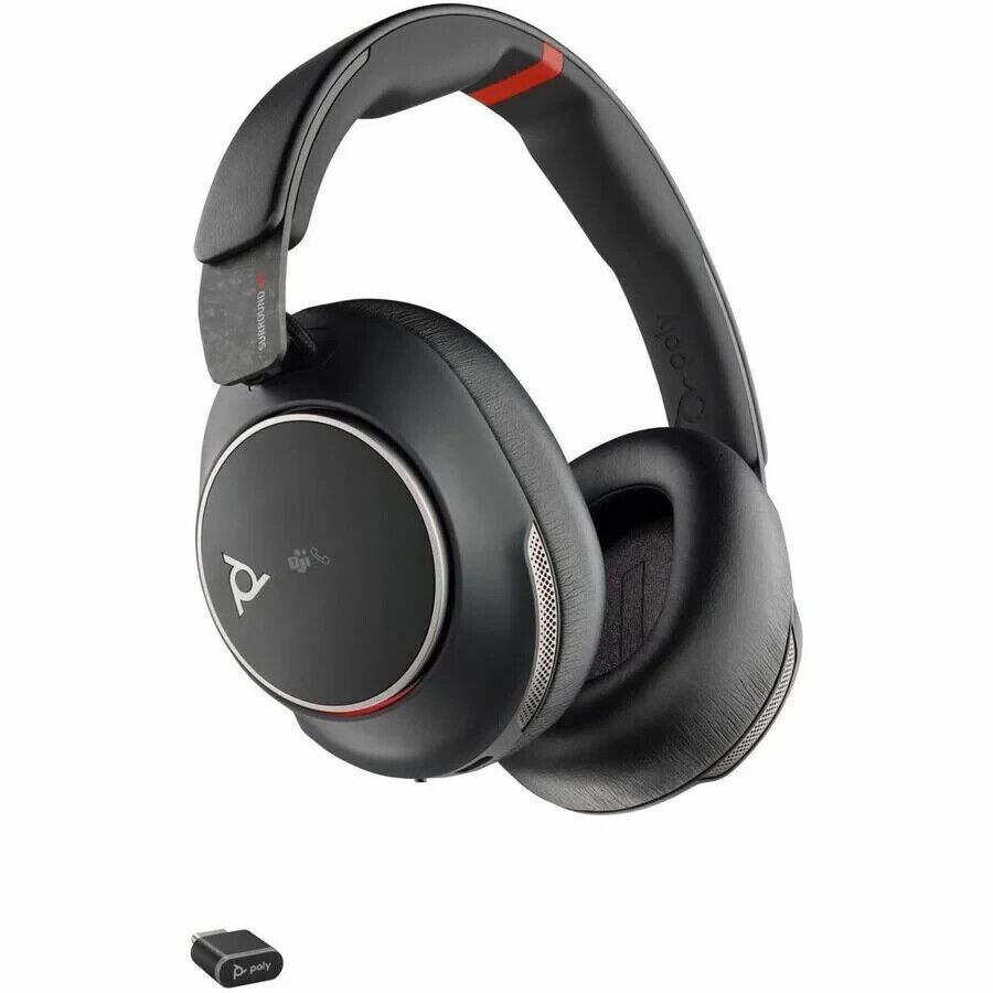 HP Poly 8G7T8AA Voyager Surround 85 UC Headset - Microsoft Teams Certification