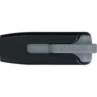 Verbatim 49171 8GB Store N Go V3 USB 3.2 Gen1 Flash Drive Retractable Conn Gray