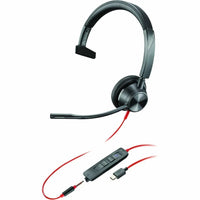 HP Poly 8M3U5AA#ABA Blackwire 3315 Microsoft Teams Certified USB-C Headset TAA