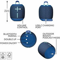 Ultimate Ears 984-001877 Wonderboom 4 Wireless Bluetooth Speaker Cobalt Blue