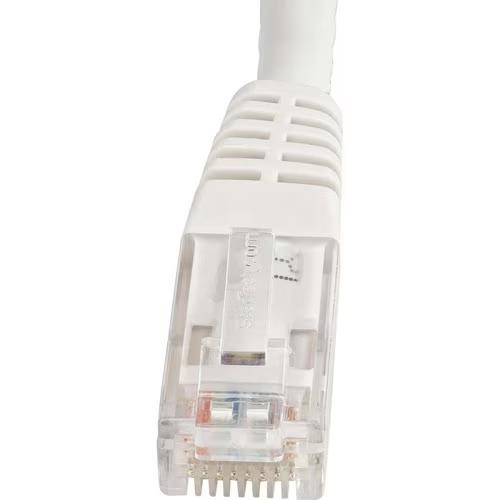 StarTech C6PATCH3WH 3Ft CAT6 Gigabit Ethernet Cable Molded RJ45 UTP Cord White