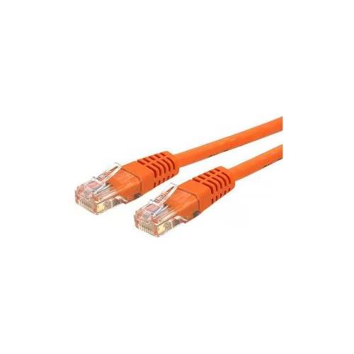 StarTech C6PATCH6OR 6Ft CAT6 Gigabit Ethernet Cable Molded RJ45 UTP Cord Orange