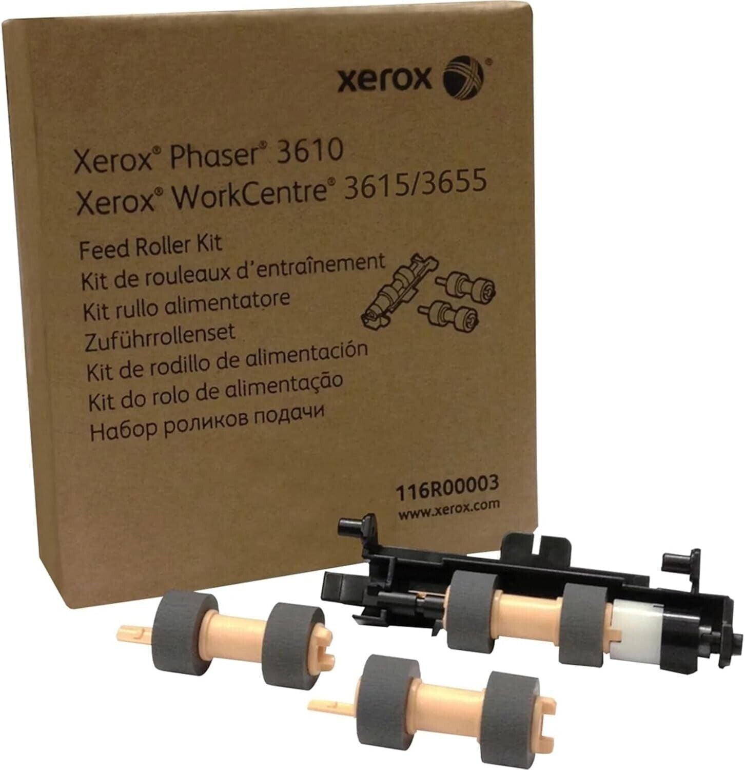 Xerox 116R00003 Phaser 3610 VL B400 B405 WC 3615 3655 Media Tray Roller Kit