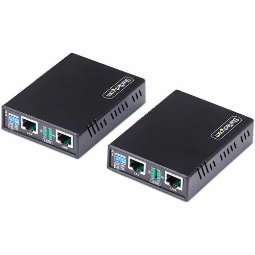 StarTech C2-ETHERNET-EXTENDER 10/100 Ethernet RJ45 Extender Kit w Power Adapter